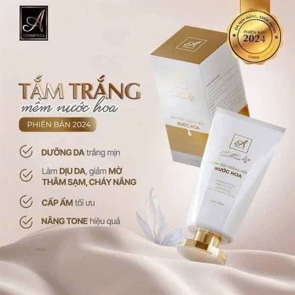 Kem Mềm Tắm Trắng